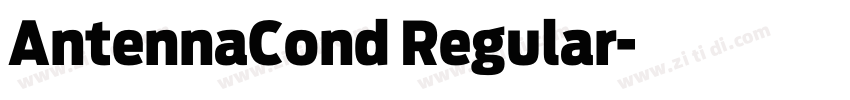 AntennaCond Regular字体转换